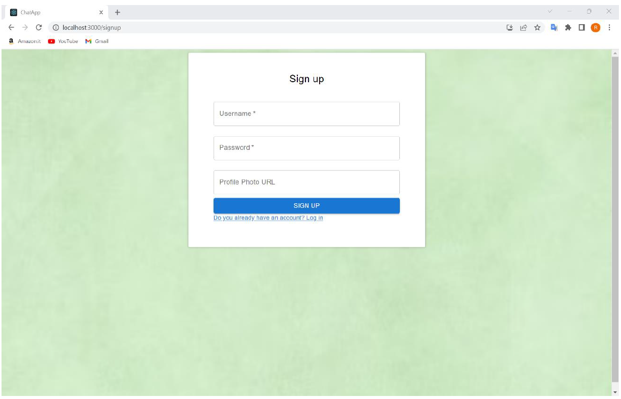 Signup